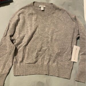 Athleta Heather Gray Knit Top